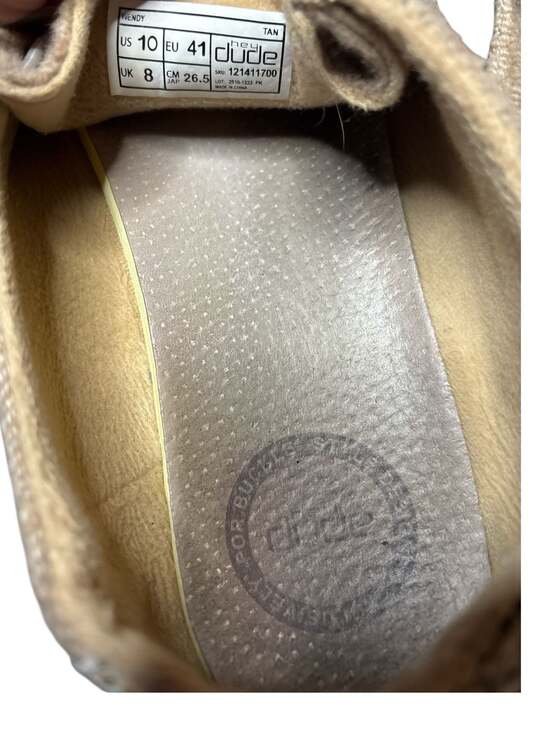 HEYDUDE Wendy Tan Wool Buckle Exclusive Women's Slip On Shoes Size 10 - Picture 5 of 6